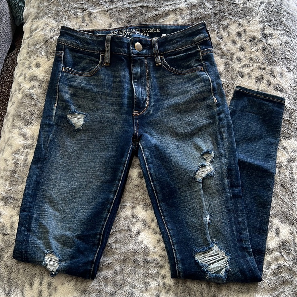 American eagle skinny jeans size 4